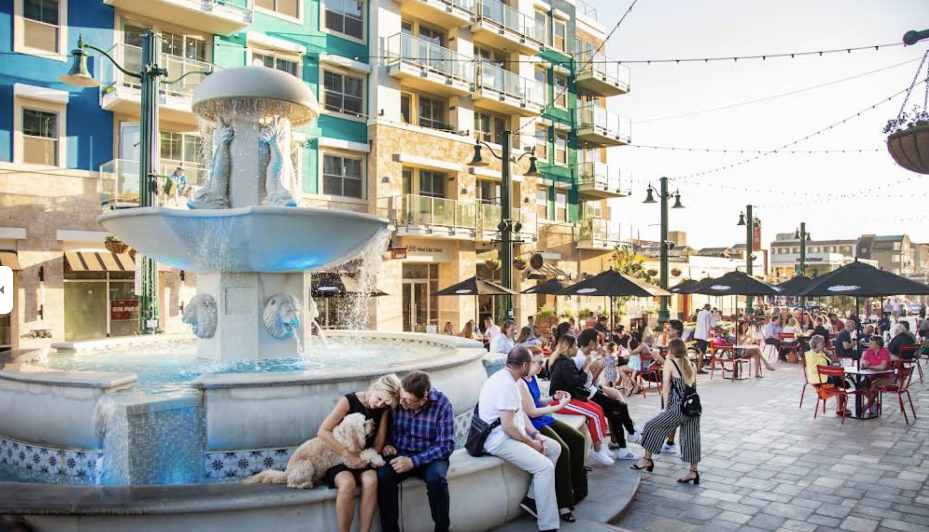 Piazza della familgia - Little italy - a great place to spend the weekend afternoon on a Saturday. Farmers market happens on Saturday. 